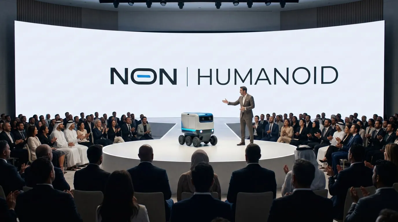 Service robot demonstration at the Abu Dhabi hub