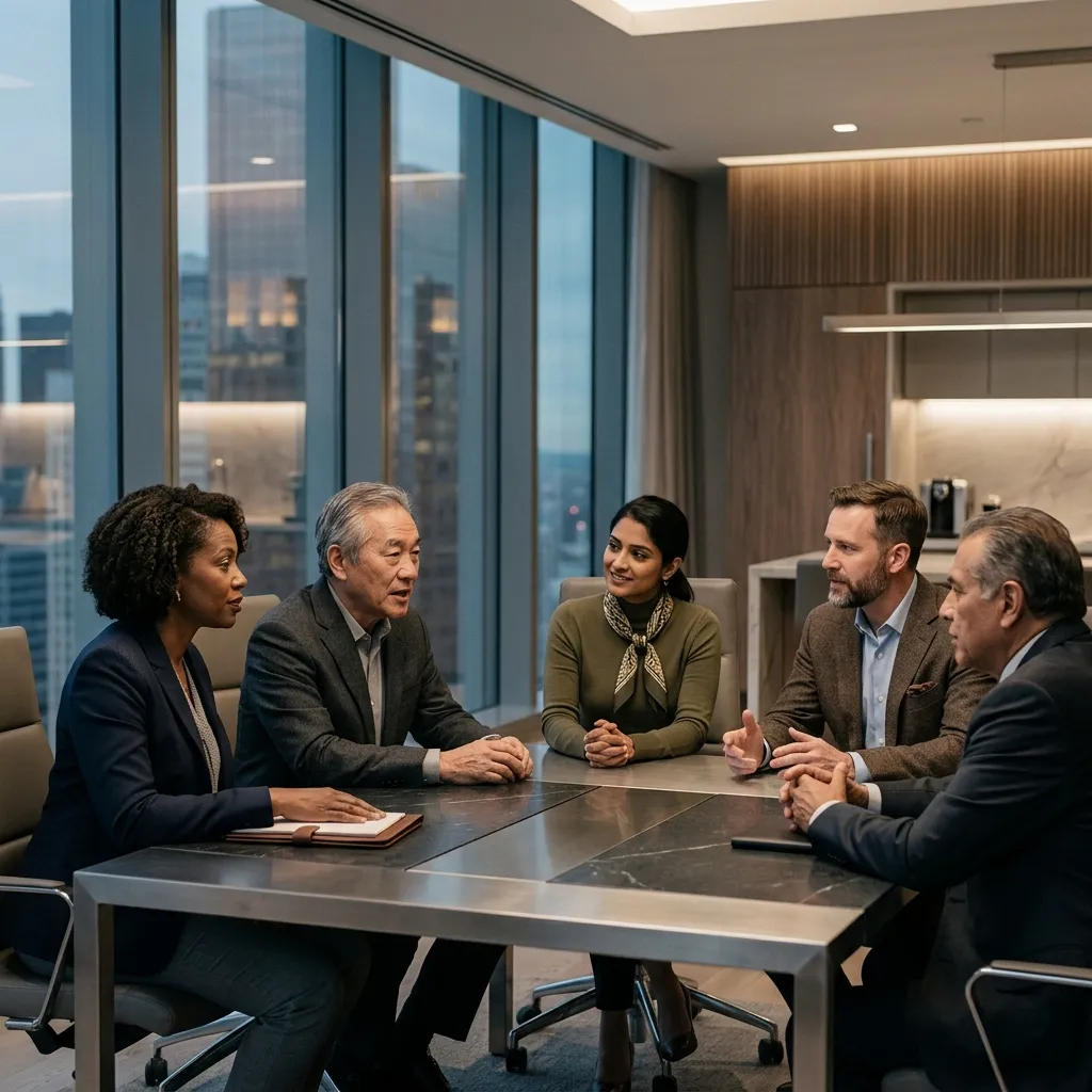 The member council in session